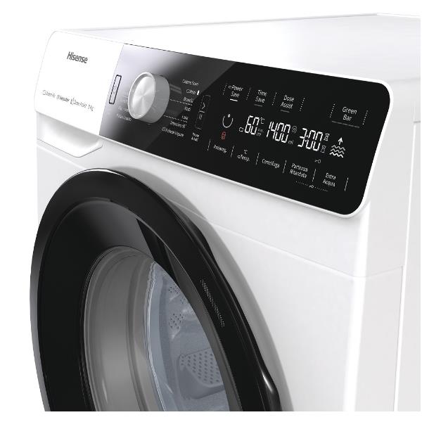 hisense lavatrice a carico frontale hisense 9kg 1400 giri wfga90141vm classe b ean 3838782459535