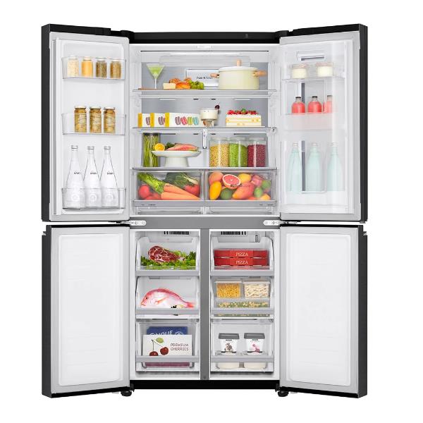 lg frigorifero multidoor 5 porte lg gmq844mc5e 530 litri total no frost classe e a1787xl835xp734 wi fi con smartthinq instaview nero ean 8806091275738