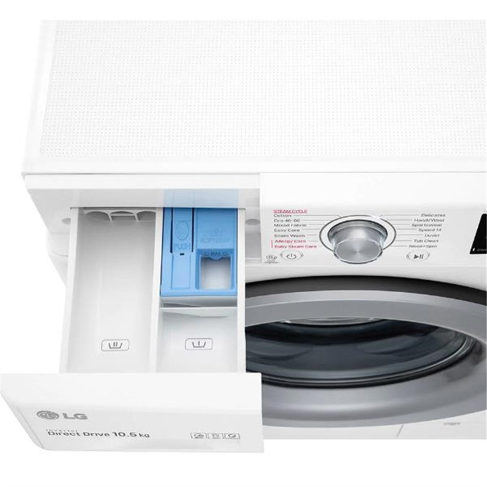 lg lavatrice a carica frontale lg 105 kg f4wv310s4e aidd 1400 giri classe b ean 8806091116116