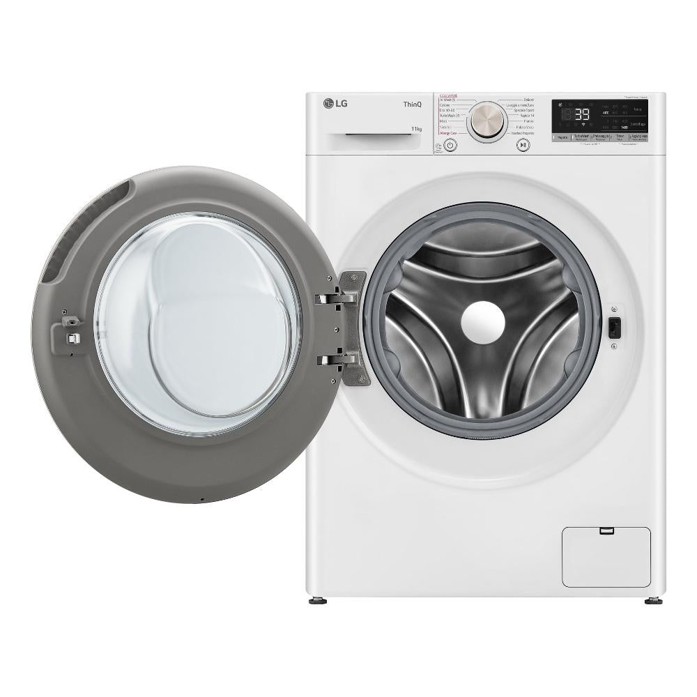 lg lavatrice a carico frontale lg ai dd serie r7 f4r7011tswg 11 kg classe a 101400 giri a85xl60xp565 thinq alexa google assistant ean 8806084059581