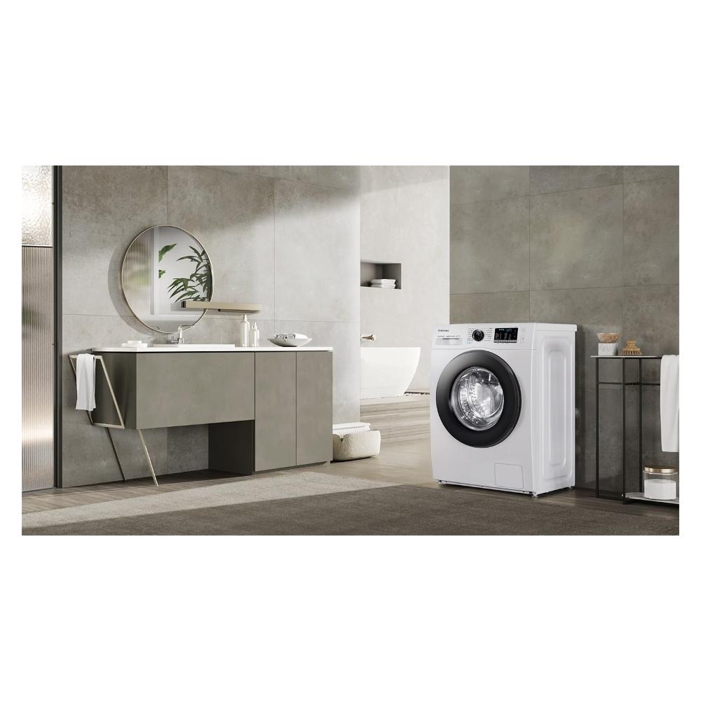 samsung lavatrice a carico frontale samsung 8 kg ww80agas21aeet crystal clean slim classe e 1200 giri a85xl60xp45 vapore igienizzante ecobubble ean 8806094976328