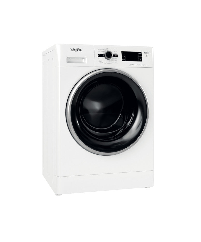 whirlpool lavasciuga a libera installazione whirlpool 9 6 kg fwdg 961483 wbsv it n 1400 giri tecnologia 6 senso steamcare washdry classe d ean 8003437615573
