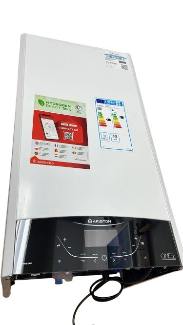 ariston area occasioni caldaia a condensazione ariston genus one net 35 kw low nox wi fi metanogpl con sensys di serie completa di kit scarico fumi 3301776