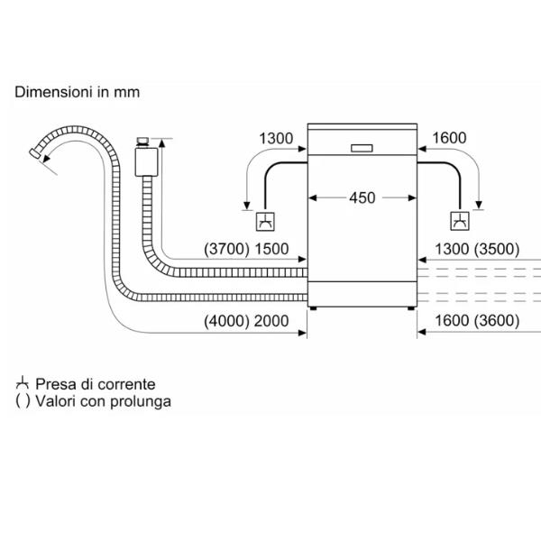 bosch lavastoviglie slim da libera installazione bosch srs2ikw04e 9 coperti serie 2 classe f ean 4242005322336