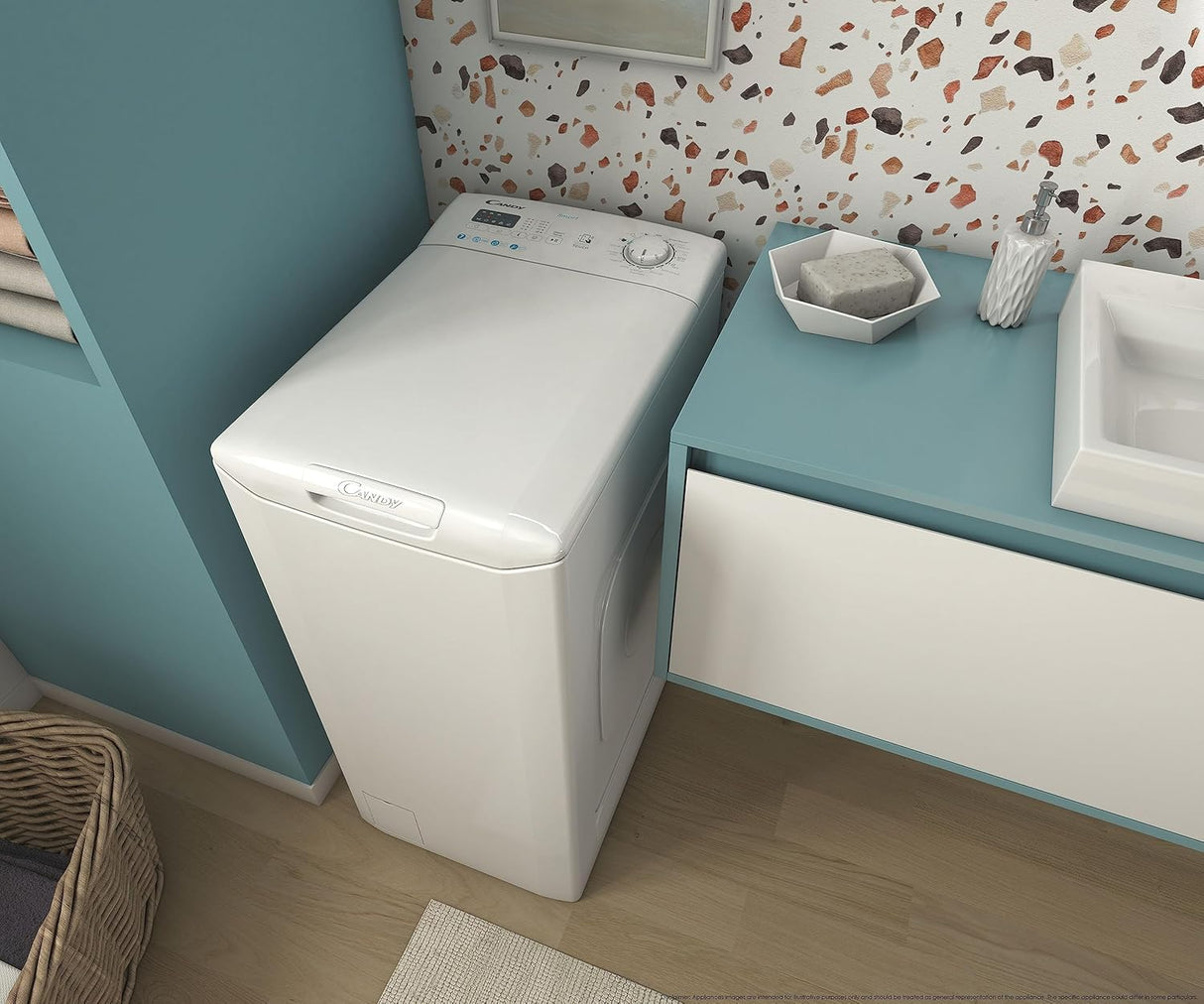 candy lavatrice a carico dallalto candy cst06l31 11 smart 6 kg classe c 1000 giri a86xl41xp60 tecnologia nfc funzione smart check up ean 8059019078601