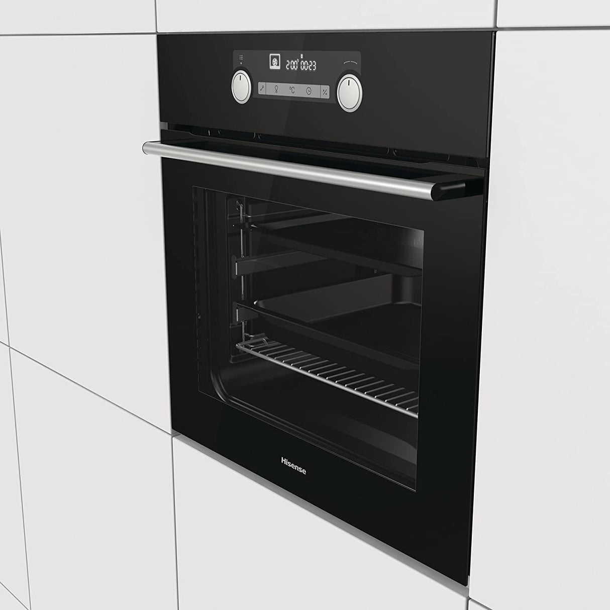 hisense forno ad incasso multifunzione hisense bsa5329pg 70 l 60 cm ventilato con grill capacita 70 litri 60 cm colore nero ean 3838782418068