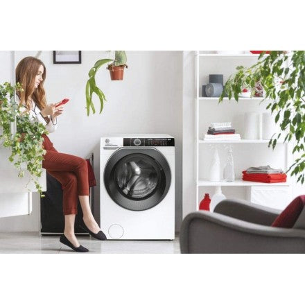 lavatrice a carico frontale hoover h wash 500 13 kg hwe 413ambs1 s classe a a a85xp67xl601400 giri ecopower vapore wifi bluetooth ean 8059019010397