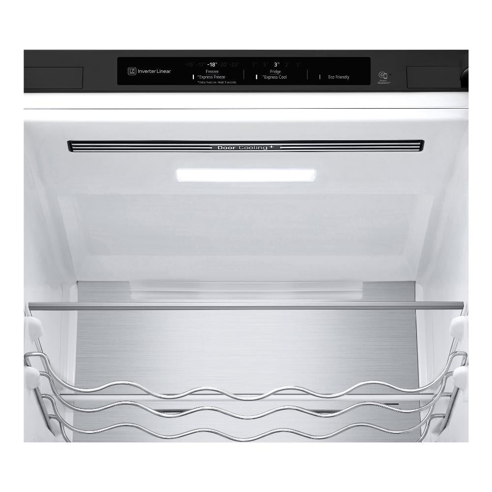 lg frigorifero combinato lg gbb72mcvbn 384 litri classe b a203xl595xp675 total no frost nero compressore lineare inverter ean 8806091769404