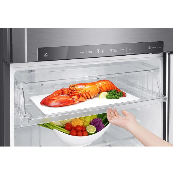 lg frigorifero doppia porta lg gtf916pzpyd 592 litri classe e a184xl86xp73 wi fi con smartthinq inox ean 8806098756933