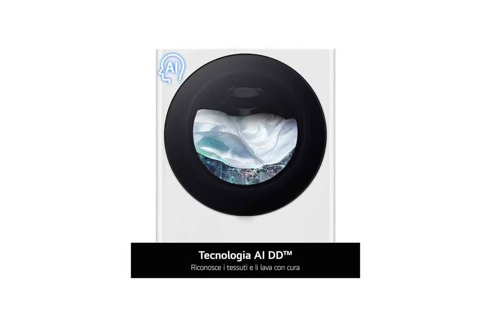 lg lavatrice a carico frontale lg serie r3 f2r3s09nswb ai dd 9 kg slim classe a 1200 giri a85xl60xp475 programma vapore steam motore inverter ean 8806084273376