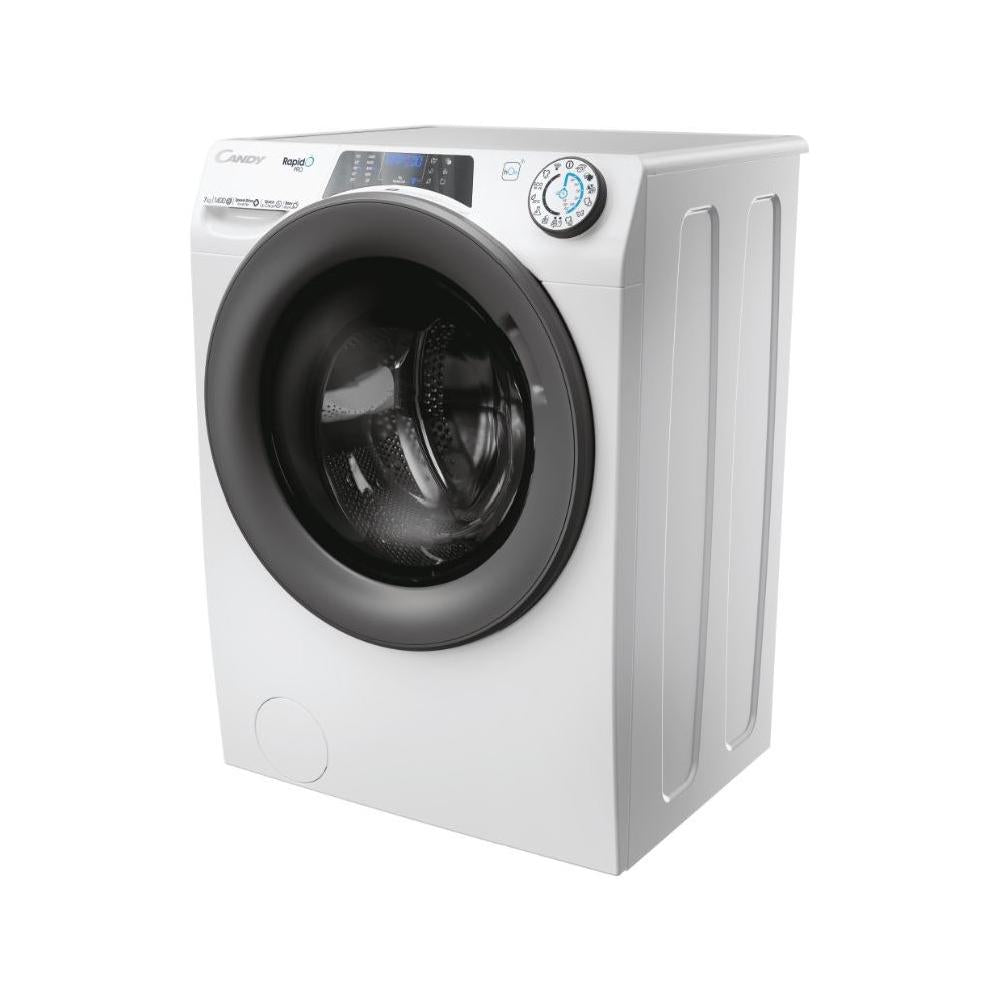 candy lavatrice a carico frontale candy rapido 7 kg slim rp4476bwmr 1 s classe a 1400 giri a85xl60xp45 motore speed drive quickclean ean 8059019040554