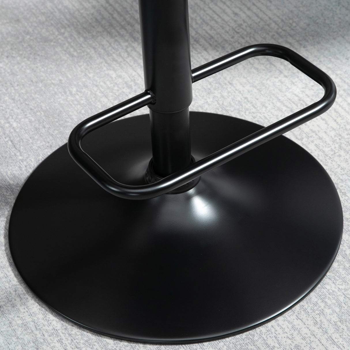 easycomfort easycomfort set 2 sgabelli da bar girevoli ad altezza regolabile per cucina e soggiorno 47 5x50x93 5 116 cm nero e noce