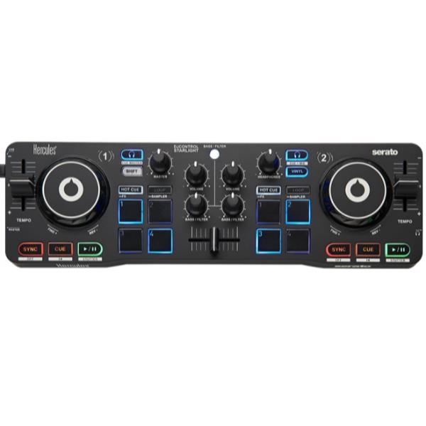 hercules dj starter kit con controller dj 2 altroparlanti cuffie 4780890 ean 3362934745806