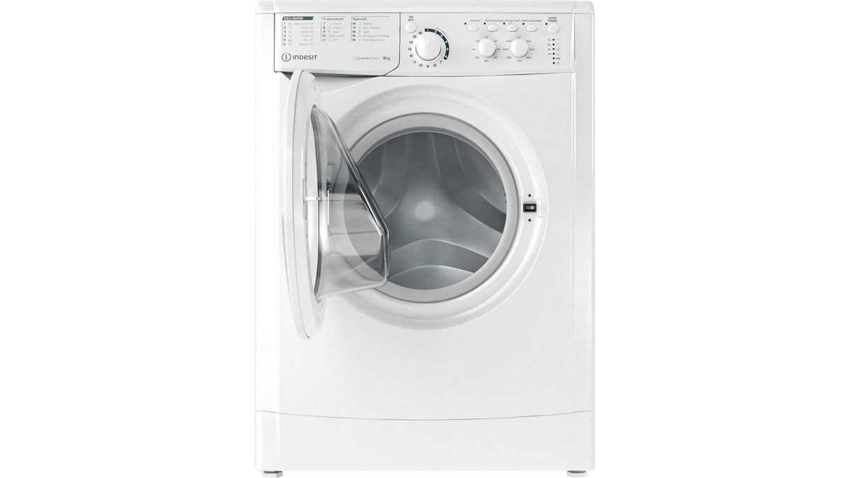 indesit lavatrice a carica frontale indesit ewc 81284 w it 8 kg 1200 giri classe c a85xl595xp572 bianco ean 8050147655672