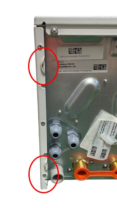 junkers bosch area occasioni caldaia a condensazione junkers bosch condens 1200 w gc1200w 2424 c 23 low nox metano 7716704745 completa di kit scarico fumi 1