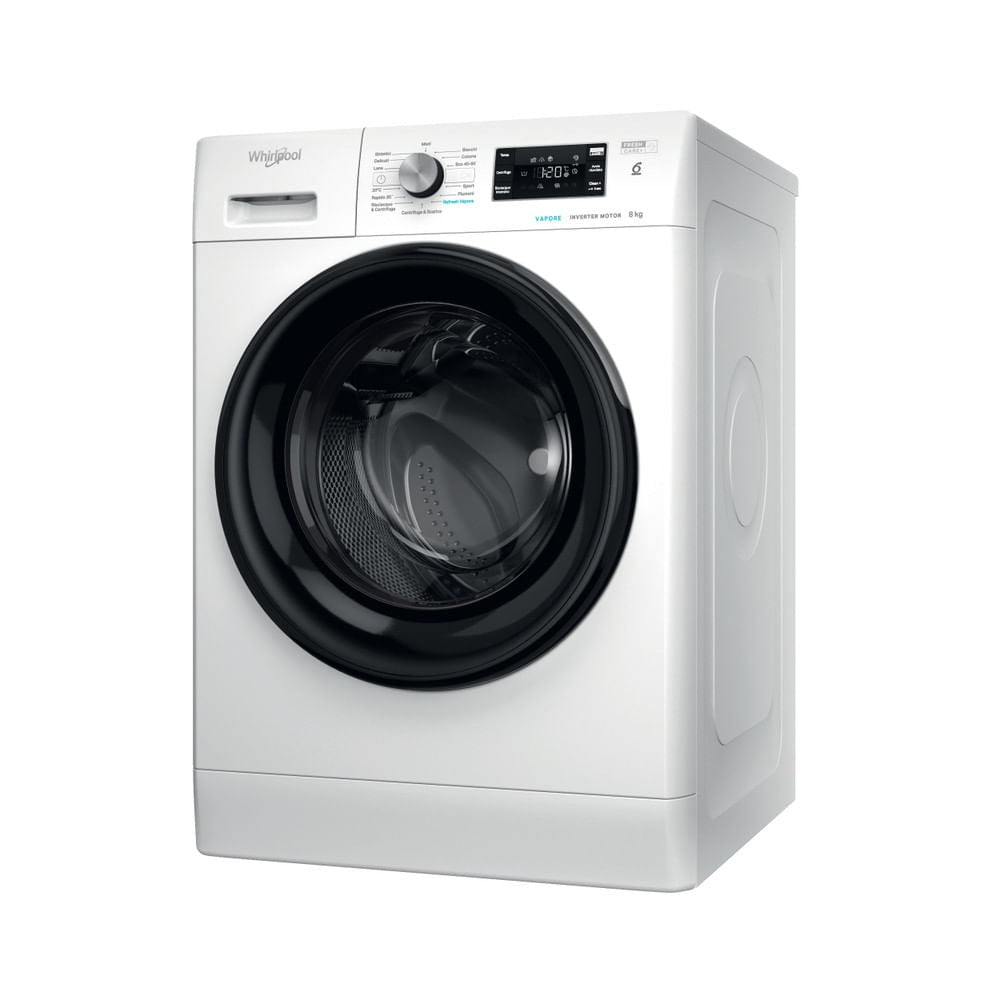 whirlpool lavatrice a carica frontale whirlpool ffb r8528 bv it 8 kg classe b 1200 giri a845xl595xp63 tecnologia 6 senso refresh vapore ean 8003437048968