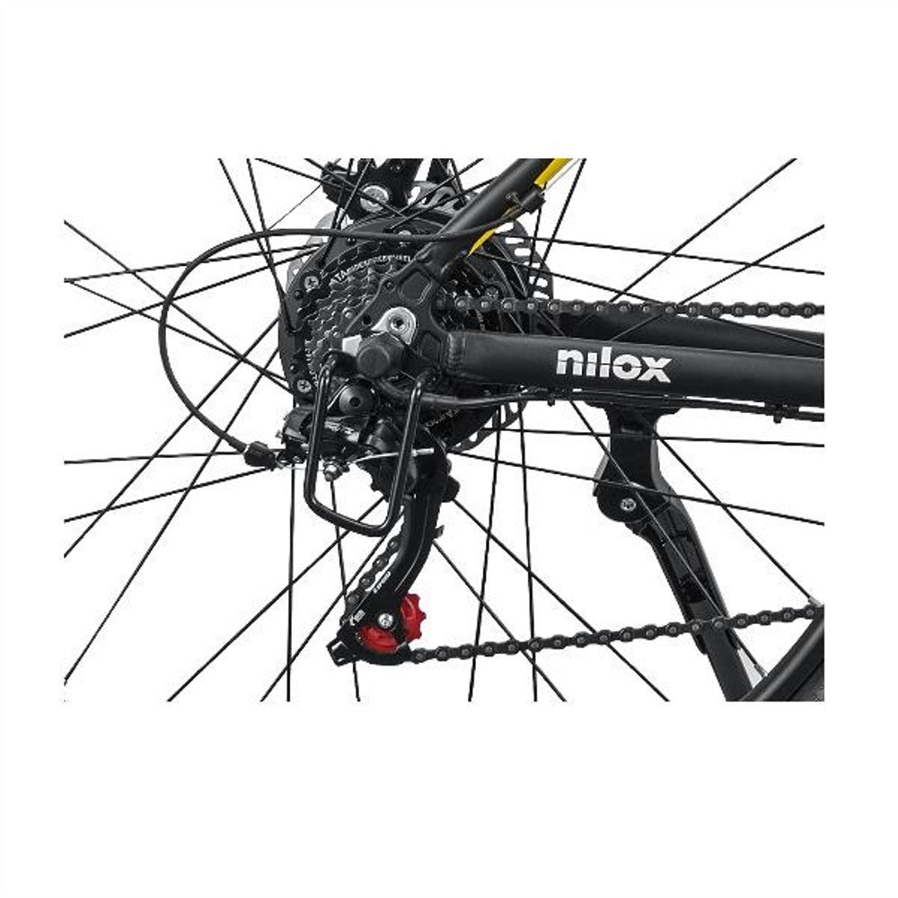 e bike nilox x6 30nxeb275vng1v2 national geographic a pedalata assistita motore brushless high speed 250w batteria lg 36 v 10.4 ah pneumatici da 27.5 x 2.10 e cambio shimano 21 velocita ean 8051122174638