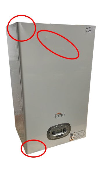 ferroli area occasioni caldaia a condensazione ferroli bluehelix tech rrt 34c low nox metanogpl completa di kit scarico fumi