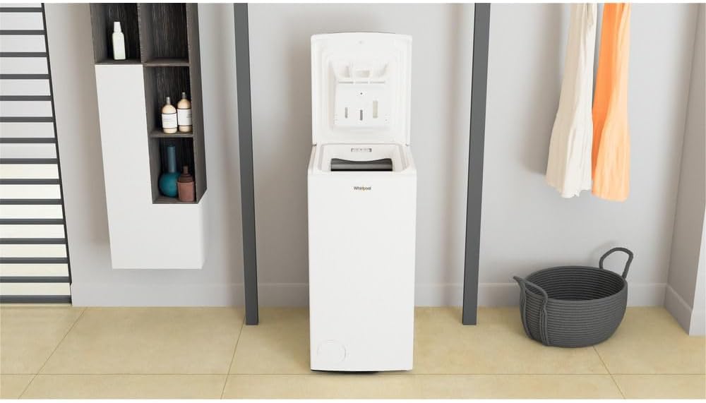 whirlpool lavatrice a carico dallalto whirlpool tdlr 65241bs it slim 65 kg classe c 1200 giri a90xl40xp60 tecnologia 6 senso motore inverter ean 8003437051586