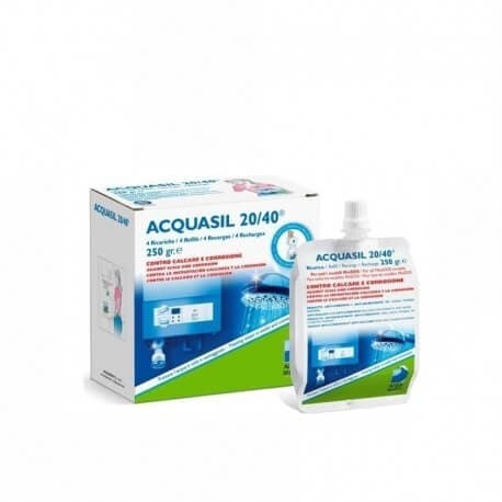 acquabrevetti acquabrevetti acquasil 2040 ricarica per minidos 4 pz x gr 250