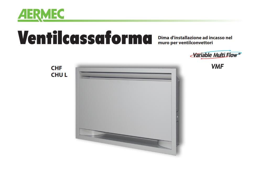 aermec aermec ventilcassaforma chu 12l