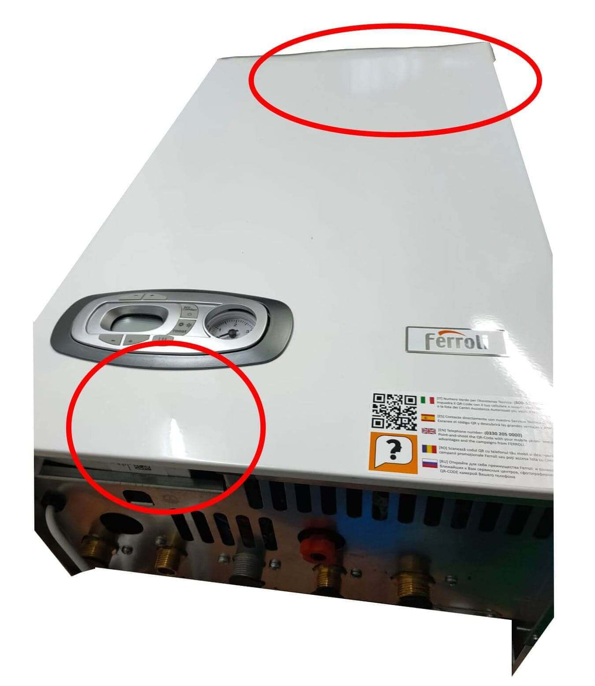 ferroli area occasioni caldaia a condensazione ferroli divacondens d plus f24 low nox metano completo di kit scarico fumi coassiale