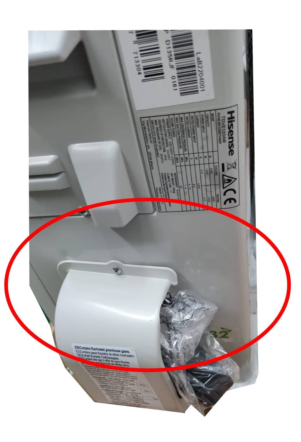 hisense area occasioni climatizzatore condizionatore hisense inverter serie bio air 12000 btu tdve120ag tdve120aw r 32 wi fi integrato classe aa