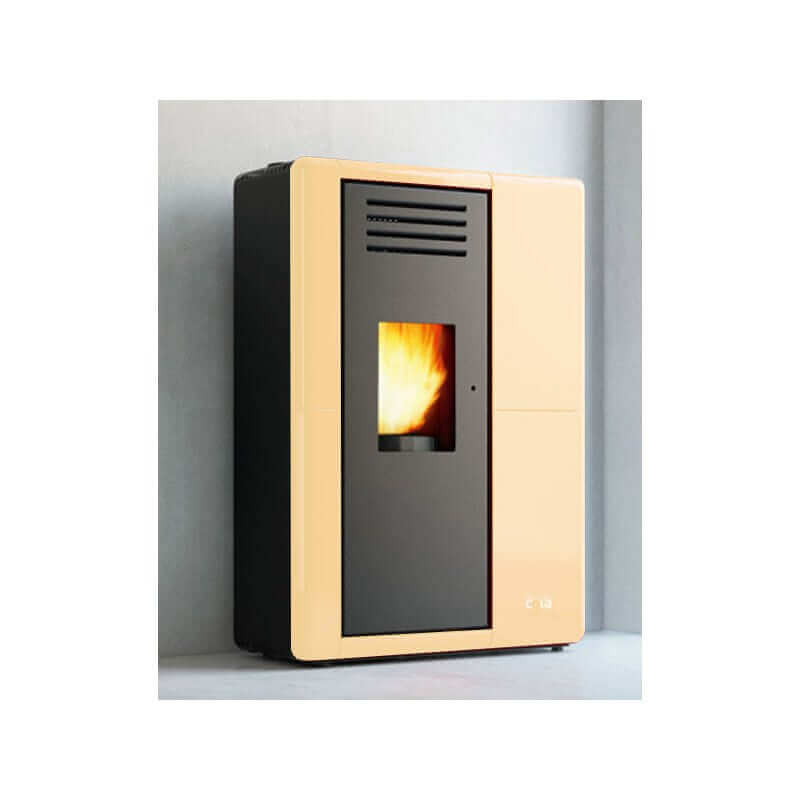 anselmo cola area occasioni stufa ermetica a pellet anselmo cola modello cupido 8 kw la1kf10y colore avorio