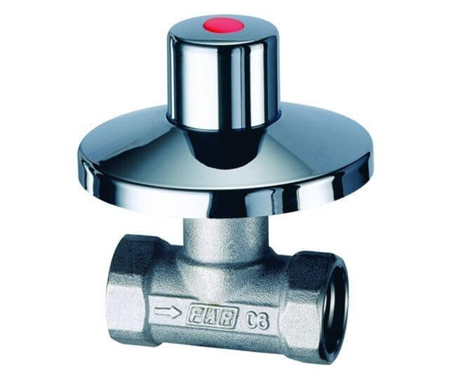 far arresto incasso a vitone far con cappuccio con rosone in ottone modello 12 codice far596012 ean 8033803820744