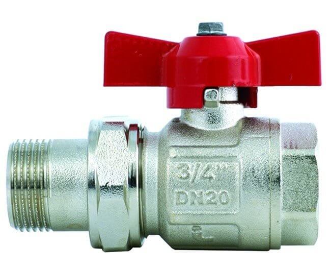 itap arresto itap con bocchettone leva a farfalla e corpo in ottone nichelato 20c 150c mf diametro 112 ean 8023298011741