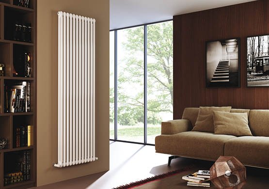 cordivari batteria completa radiatore termosifone in acciaio tubolare cordivari ardesia 2 colonne da 3 a 20 elementi h 2000 mm interasse 1944 mm tappi e riduzioni inclusi 18 elementi h 2000 ean 99070403