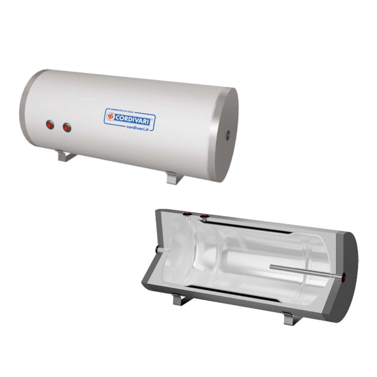 cordivari bollitore orizzontaleverticale cordivari modello interka wb 100 per produzione di a c s con scambiatore ad intercapedine