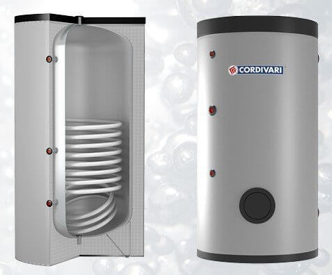 cordivari bollitore polywarm cordivari modello bolly 1 st wb 400 per produzione di acs con 1 scambiatore fisso