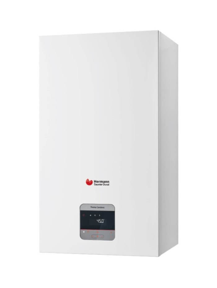 hermann saunier duval caldaia a condensazione hermann saunier duval thema condens 30 sb solo riscaldamento low nox metano o gpl completa di kit fumi