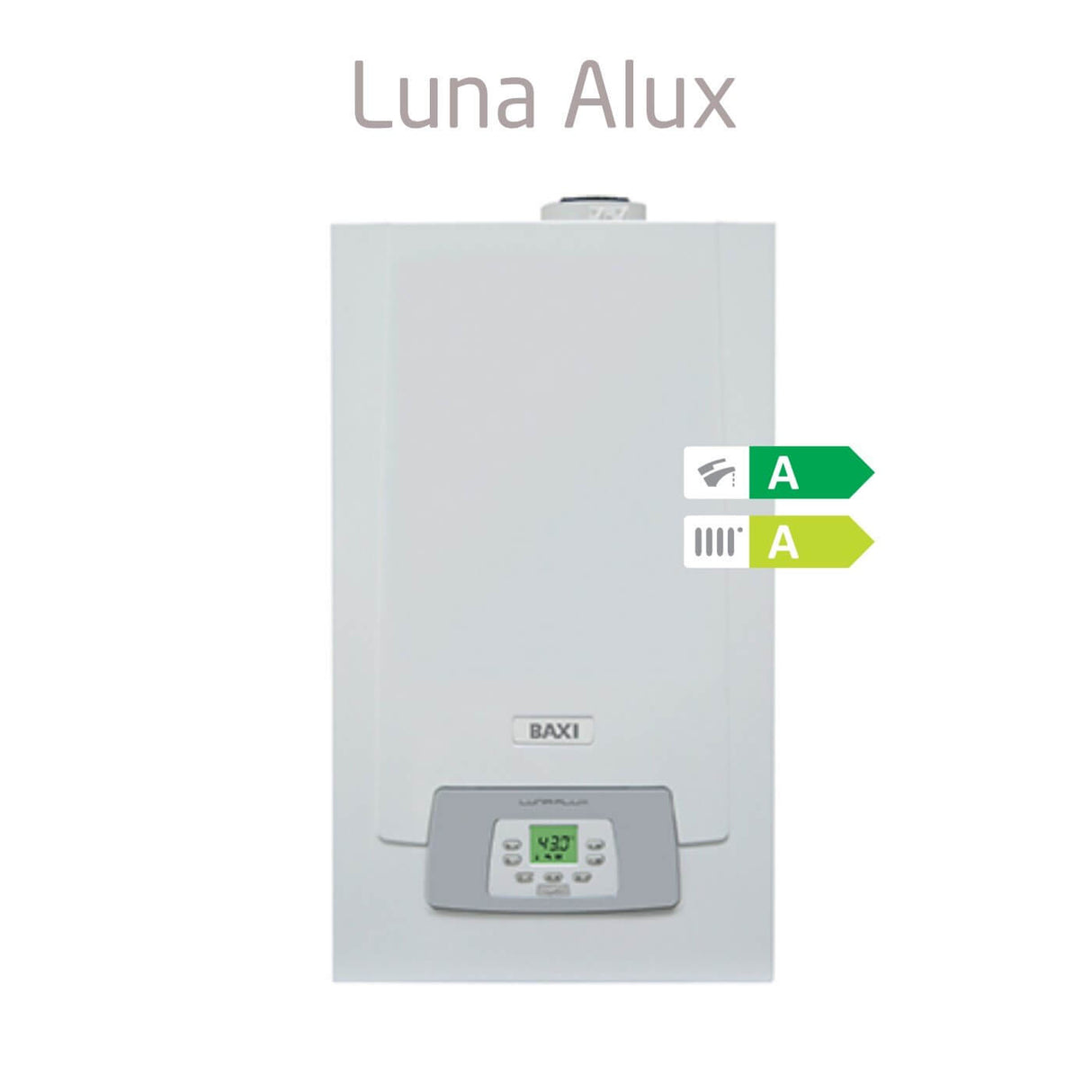 baxi caldaia a gas a condensazione baxi luna alux 24 ga gpl completa di kit scarico fumi ean 8056138593817