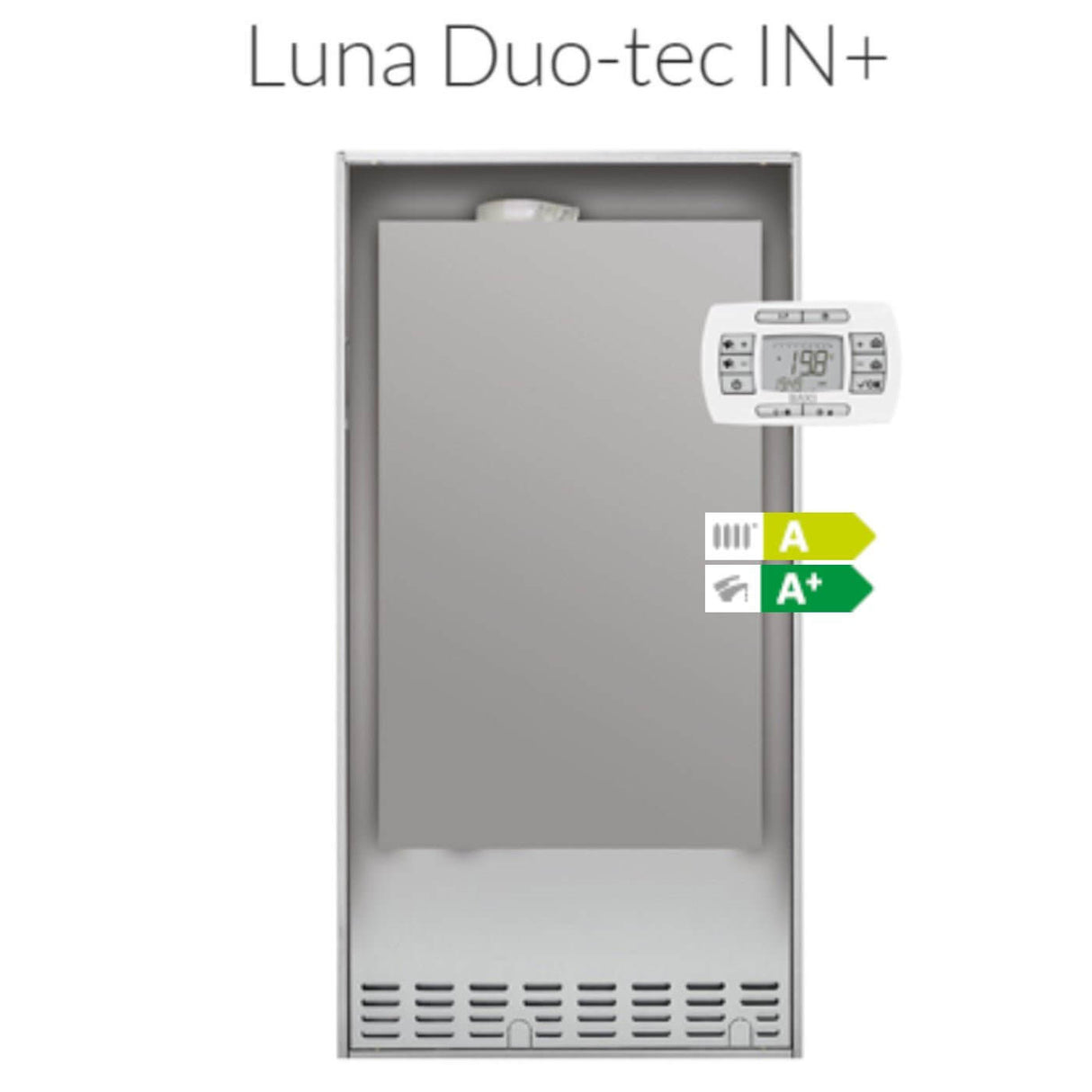 baxi caldaia a gas a condensazione baxi modello luna duo tec in 28 ga metano completa di kit scarico fumi ean 8056138593954