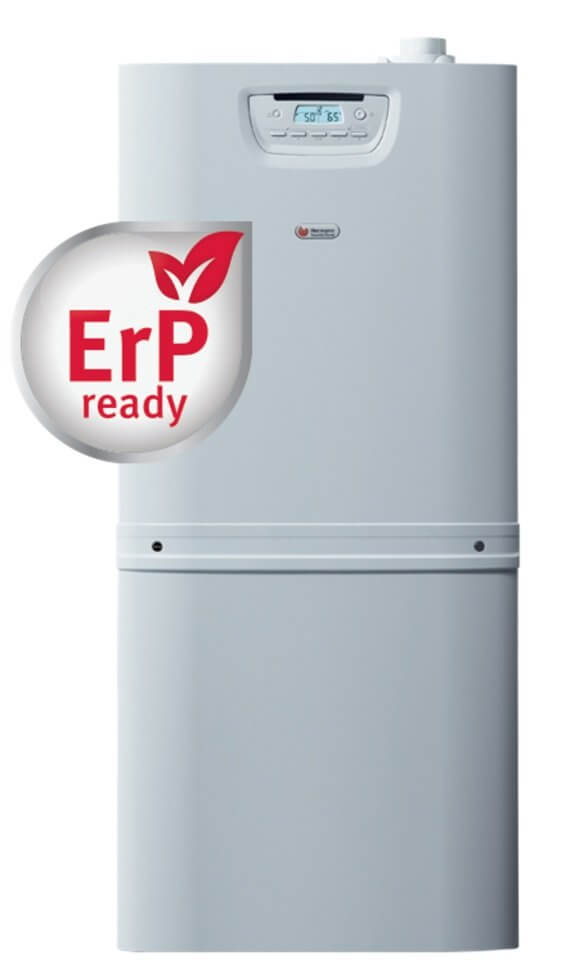 hermann saunier duval caldaia a gas saunier duval duotwin condensing 25 100 con accumulo 100 lt completa di kit fumi new erp