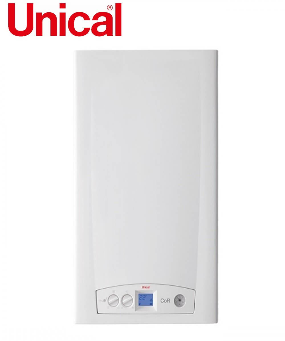 unical caldaia a gas unical cor c 24 kw gpl completa di kit scarico fumi