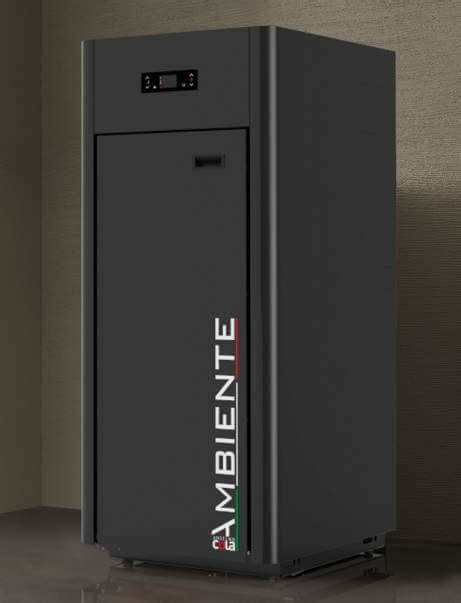 anselmo cola caldaia a pellet anselmo cola ambiente ac18 17 kw colore grigio