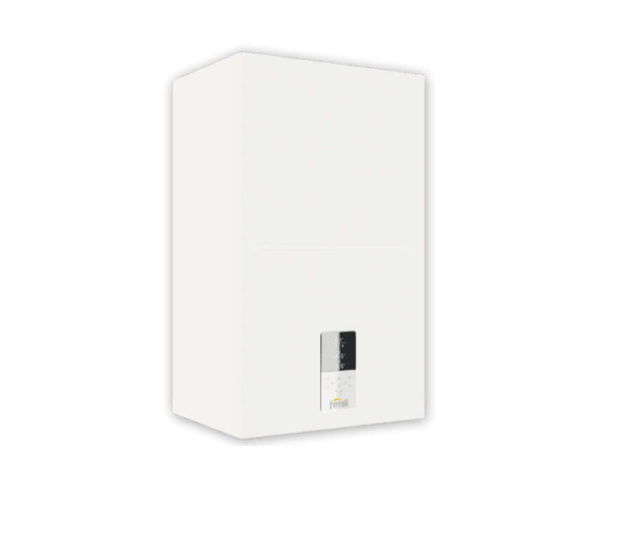 ferroli caldaia ferroli a condensazione bluehelix hitech rrt 28 h completa di kit scarico fumi low nox metano o gpl solo riscaldamento novita ean 8056138599260