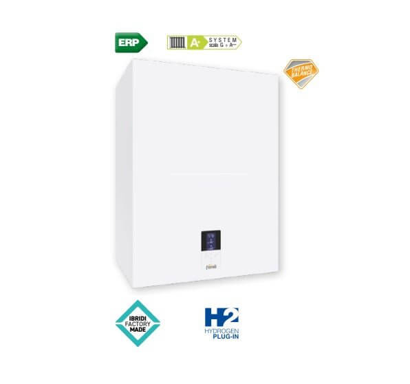 ferroli caldaia ferroli a condensazione bluehelix hitech rrt 28 k 50 con accumulo di 50 litri kit scarico fumi omaggio low nox metano o gpl novita