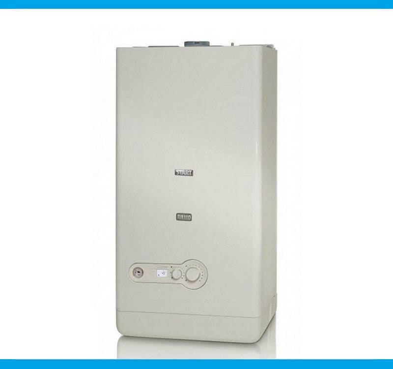 riello caldaia riello start ar 25 kis metano a condensazione completa di kit fumi new erp