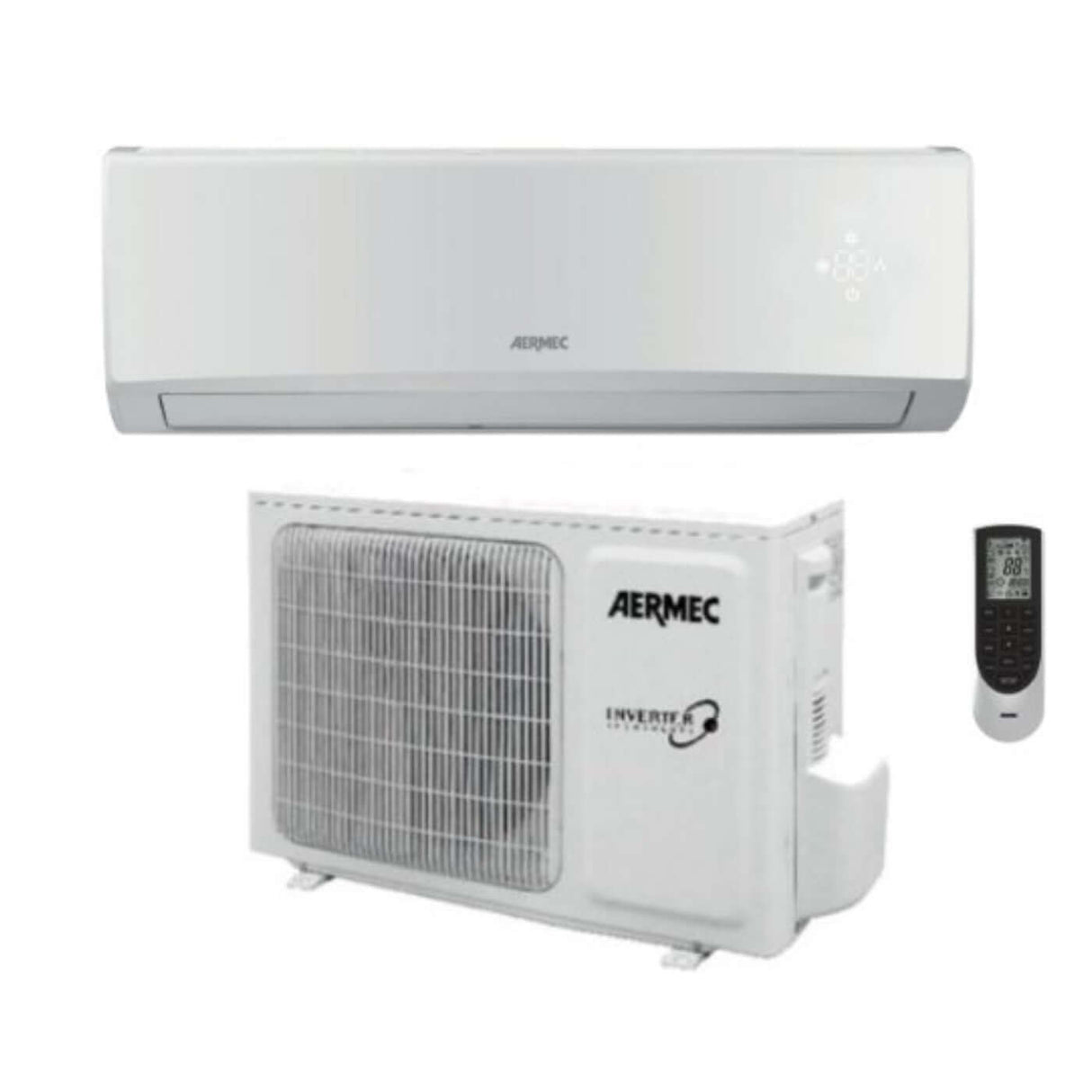 aermec climatizzatore condizionatore aermec inverter serie slg 12000 btu slg350w r 32 classe a wi fi optional ean 8023979213792
