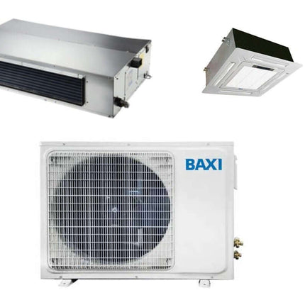 Climatizzatore Condizionatore Baxi Dual Split Inverter Cassetta 9000 Lsgnk25-Xm + Canalizzato 18000 Lsgnd50-Xm Con Lsgt50-2m - CaldaieMurali