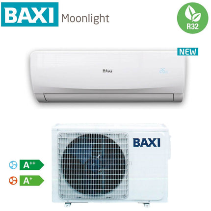 Climatizzatore Condizionatore Baxi Inverter Luna Clima Moonlight R-32 Classe A++/A+ 9000 Btu - New - CaldaieMurali