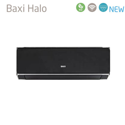Climatizzatore Condizionatore Baxi Inverter Serie Halo Nero 9000 Btu Hsgnw25 R-32 Wi-Fi Integrato Classe A++/A+ - CaldaieMurali