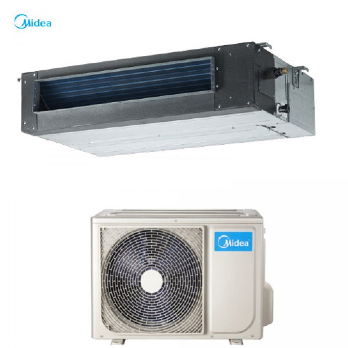 midea climatizzatore condizionatore canalizzabile canalizzato inverter midea 12000 btu mtbe 35 classe a