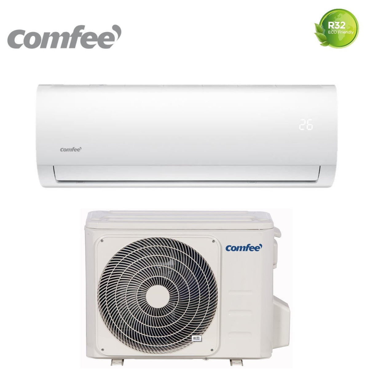 comfee climatizzatore condizionatore comfee inverter serie cf 12000 bu cf cfw12a r 32 wi fi optional classe aa