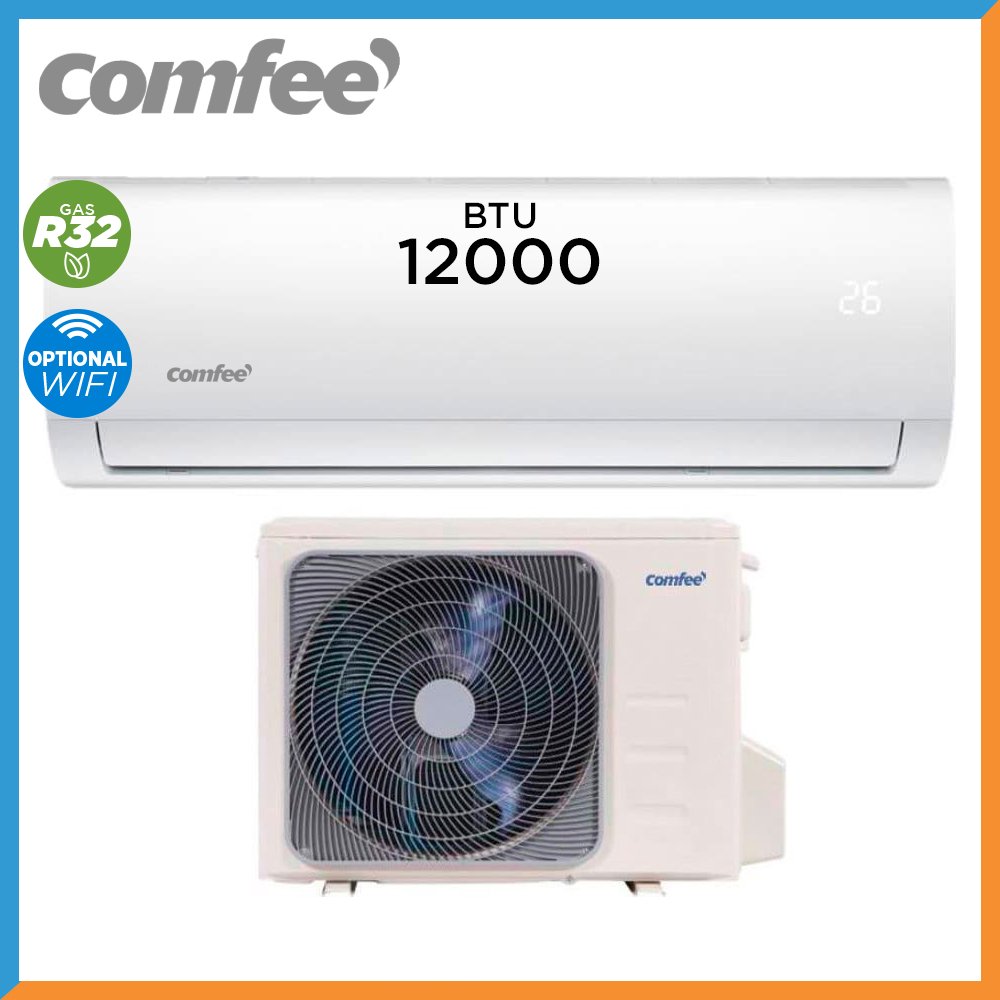 comfee climatizzatore condizionatore comfee inverter serie sirius eco 12000 btu sirius e 12 r 32 wi fi optional ean 8059657001535