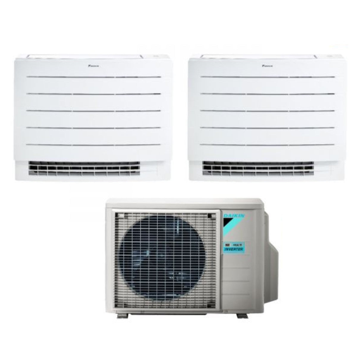 daikin climatizzatore condizionatore daikin a pavimento dual split serie perfera fvxm a 77 con 2mxm40mn r 32 wi fi integrato 70007000 con telecomando ad infrarossi incluso garanzia italiana novita